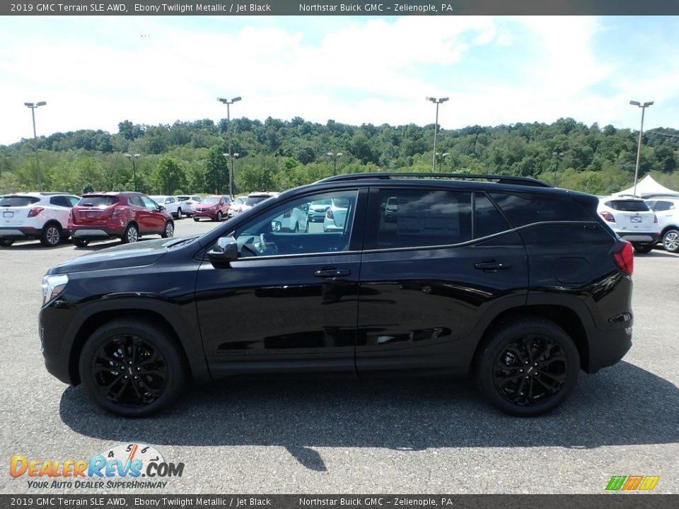 2019 GMC Terrain SLE AWD Ebony Twilight Metallic / Jet Black Photo #9