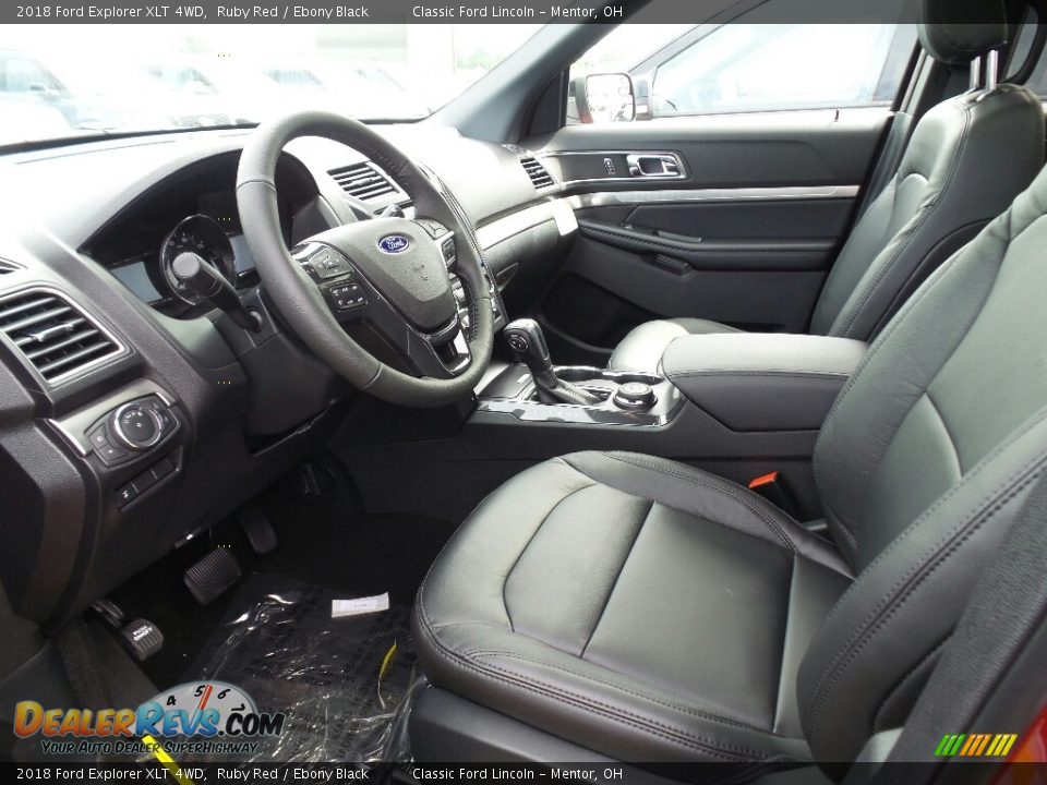 2018 Ford Explorer XLT 4WD Ruby Red / Ebony Black Photo #4