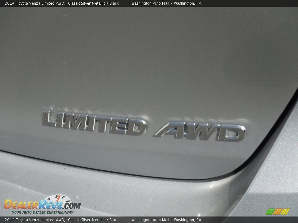 2014 Toyota Venza Limited AWD Classic Silver Metallic / Black Photo #11