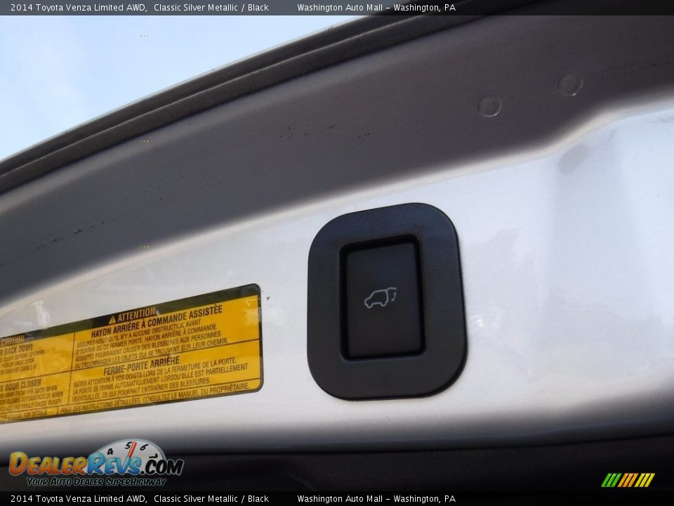 2014 Toyota Venza Limited AWD Classic Silver Metallic / Black Photo #27