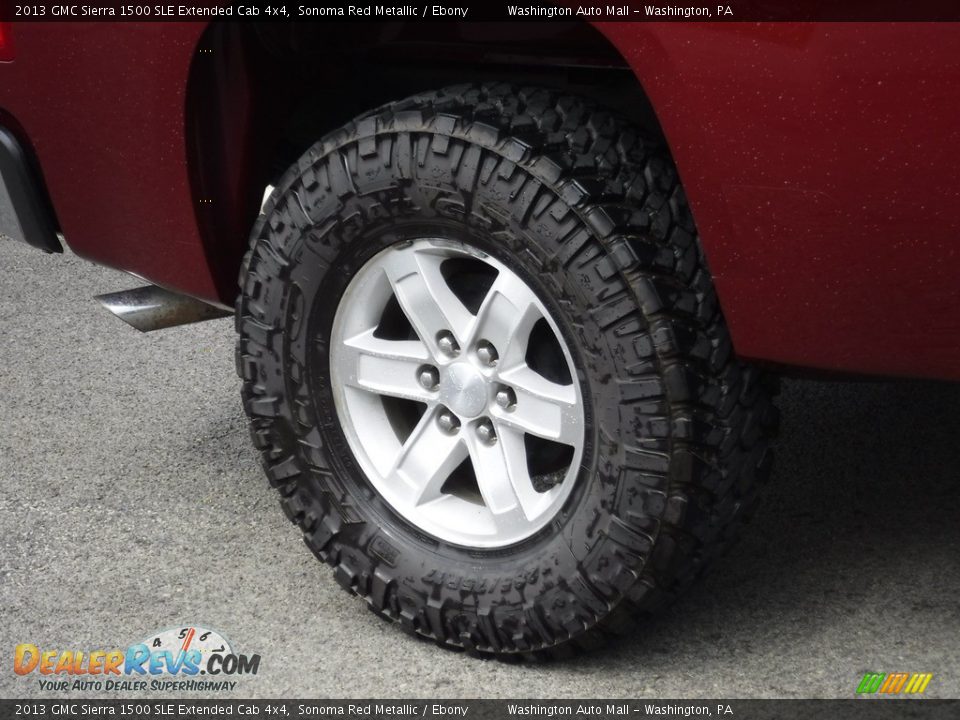 2013 GMC Sierra 1500 SLE Extended Cab 4x4 Sonoma Red Metallic / Ebony Photo #3