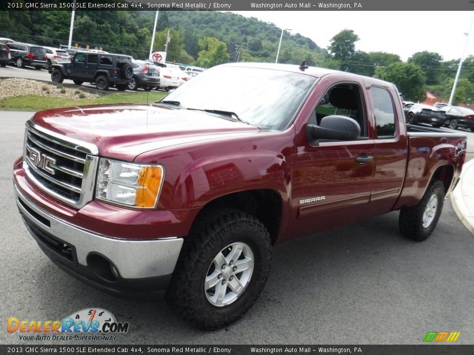 2013 GMC Sierra 1500 SLE Extended Cab 4x4 Sonoma Red Metallic / Ebony Photo #6