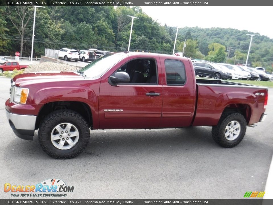 2013 GMC Sierra 1500 SLE Extended Cab 4x4 Sonoma Red Metallic / Ebony Photo #7