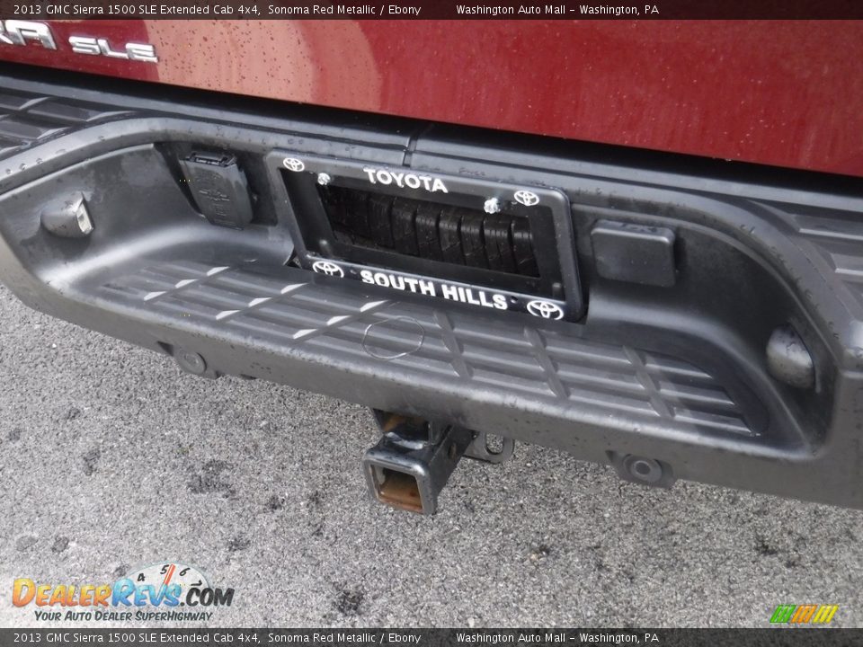 2013 GMC Sierra 1500 SLE Extended Cab 4x4 Sonoma Red Metallic / Ebony Photo #11