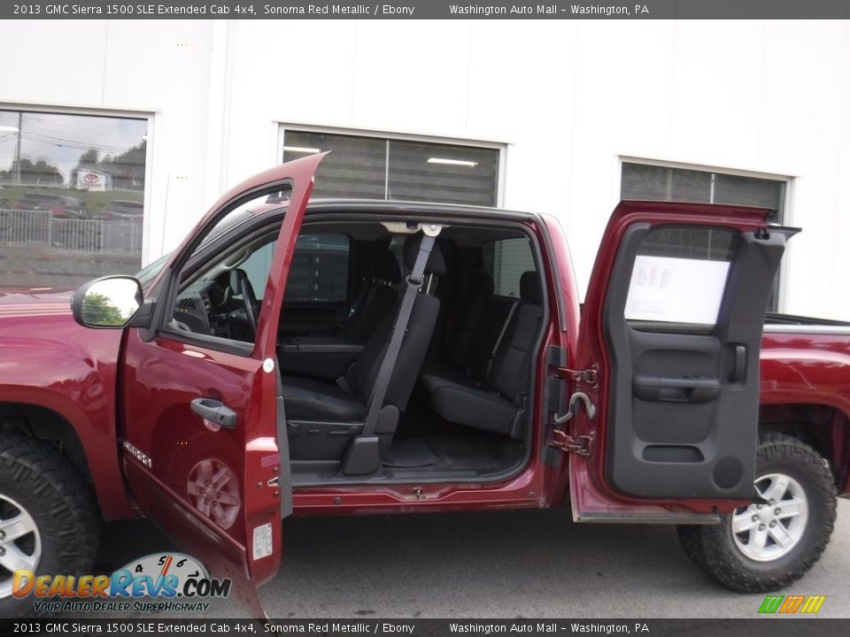 2013 GMC Sierra 1500 SLE Extended Cab 4x4 Sonoma Red Metallic / Ebony Photo #13