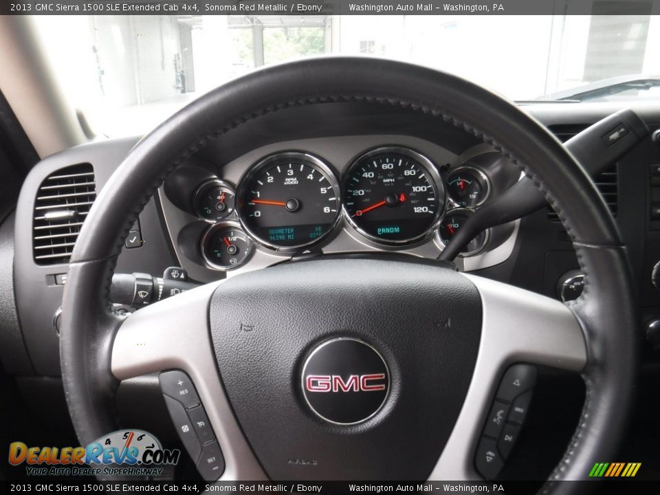 2013 GMC Sierra 1500 SLE Extended Cab 4x4 Sonoma Red Metallic / Ebony Photo #21