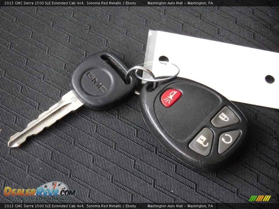 2013 GMC Sierra 1500 SLE Extended Cab 4x4 Sonoma Red Metallic / Ebony Photo #23
