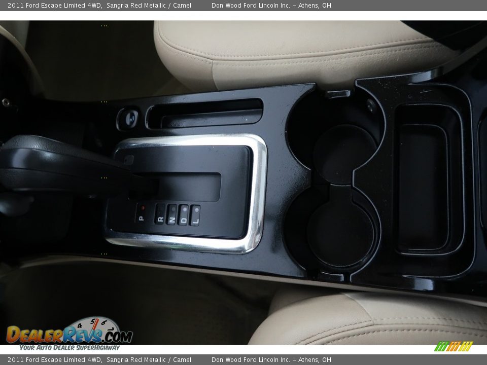 2011 Ford Escape Limited 4WD Sangria Red Metallic / Camel Photo #22