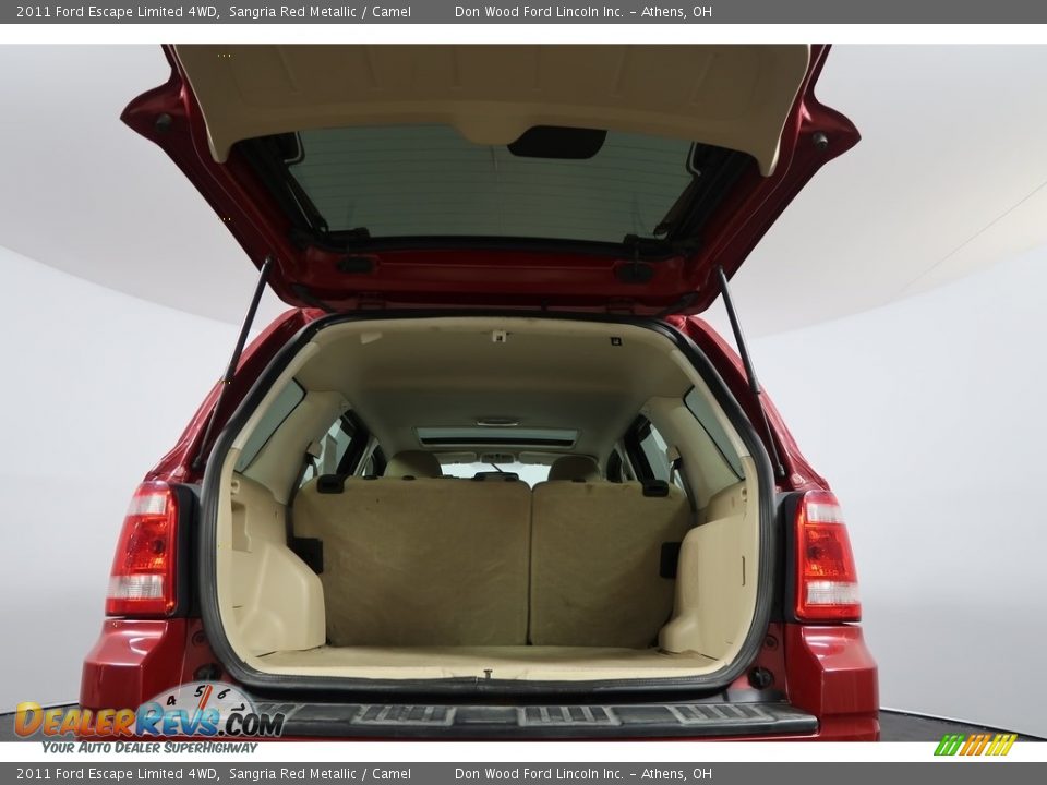 2011 Ford Escape Limited 4WD Sangria Red Metallic / Camel Photo #30