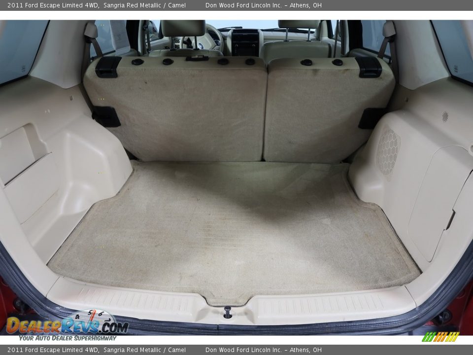 2011 Ford Escape Limited 4WD Sangria Red Metallic / Camel Photo #31