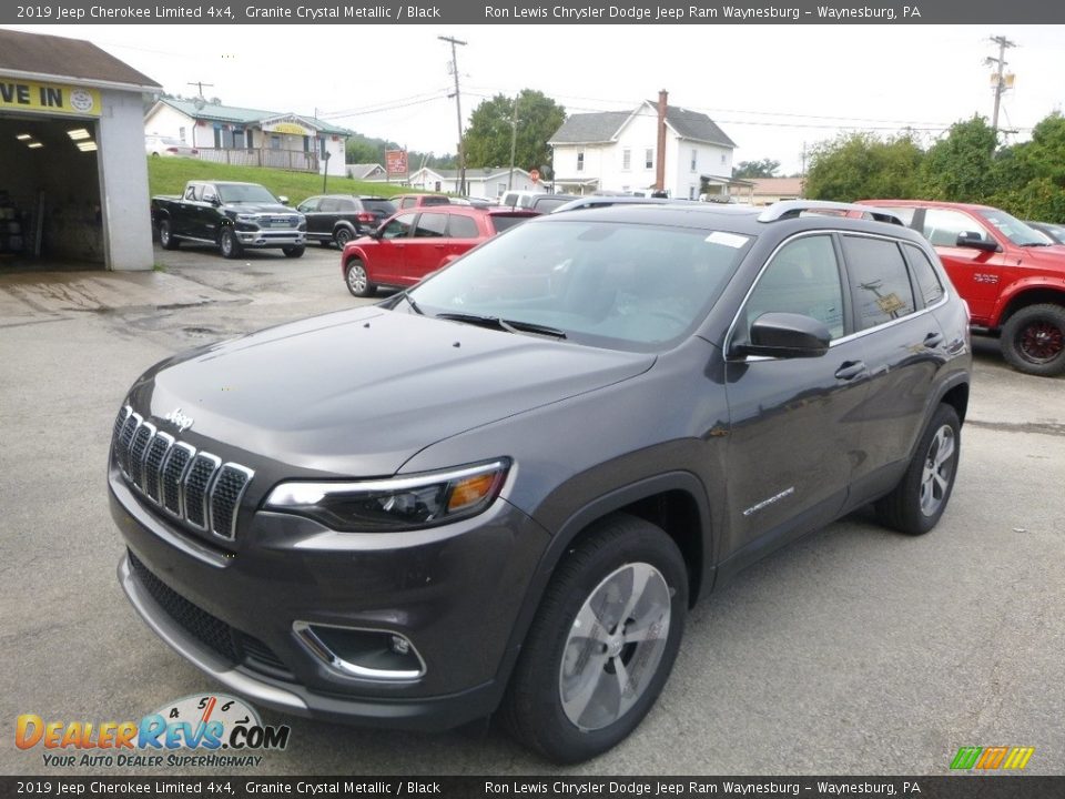 2019 Jeep Cherokee Limited 4x4 Granite Crystal Metallic / Black Photo #1