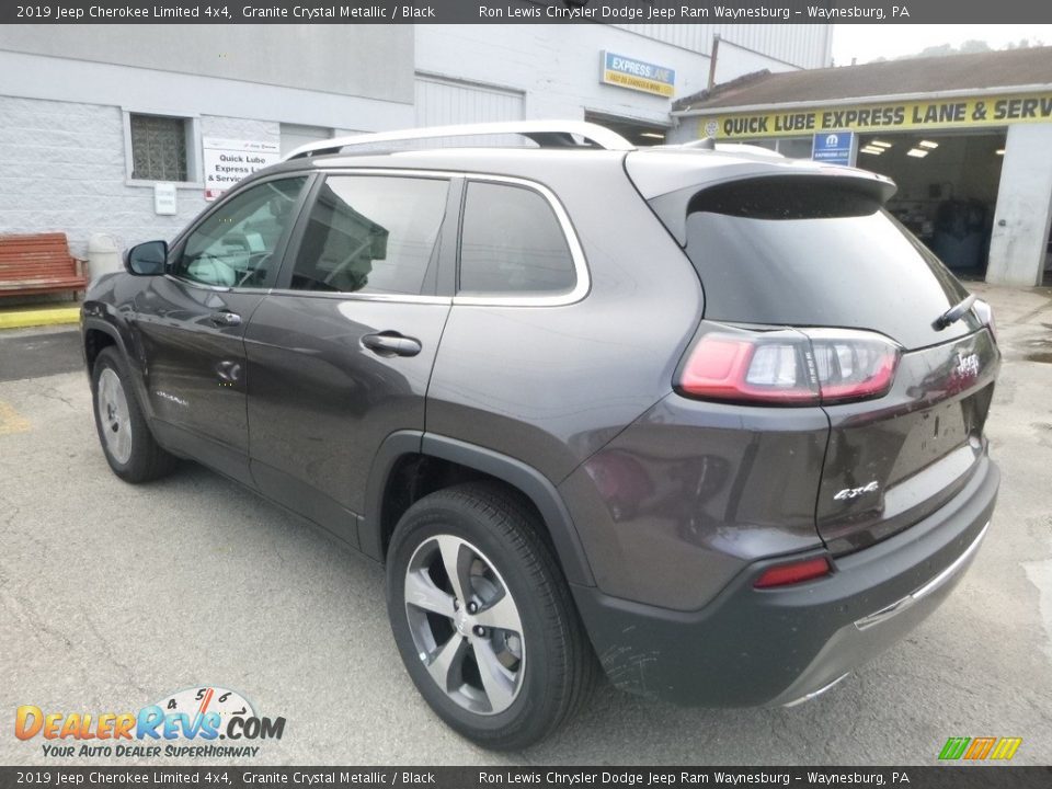 2019 Jeep Cherokee Limited 4x4 Granite Crystal Metallic / Black Photo #3