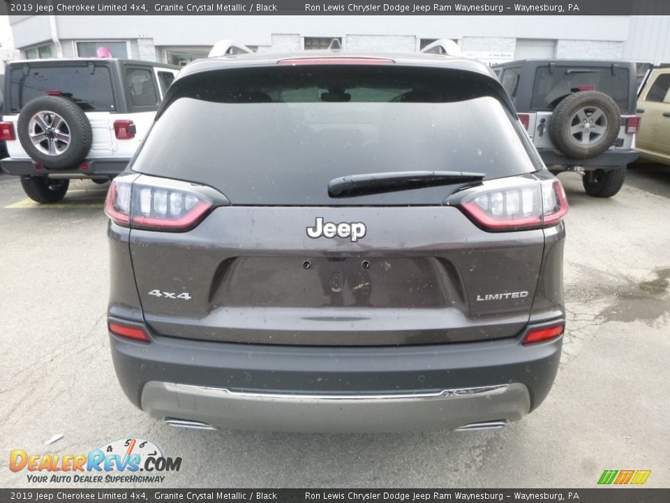 2019 Jeep Cherokee Limited 4x4 Granite Crystal Metallic / Black Photo #4