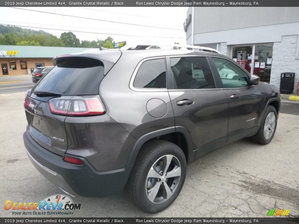2019 Jeep Cherokee Limited 4x4 Granite Crystal Metallic / Black Photo #5