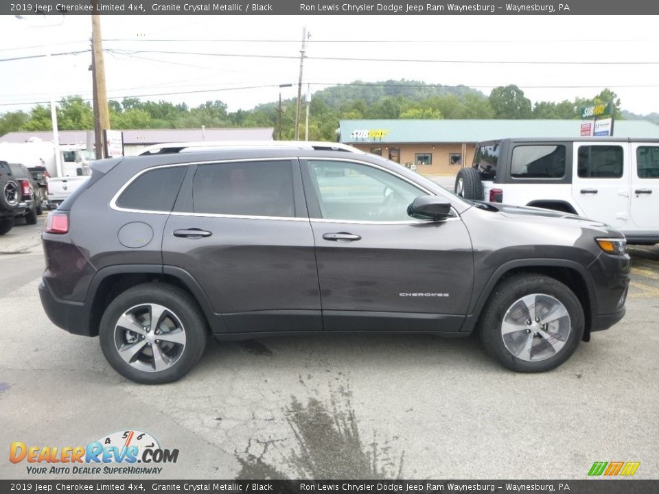 2019 Jeep Cherokee Limited 4x4 Granite Crystal Metallic / Black Photo #6