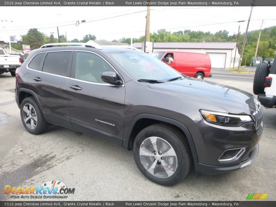 2019 Jeep Cherokee Limited 4x4 Granite Crystal Metallic / Black Photo #7