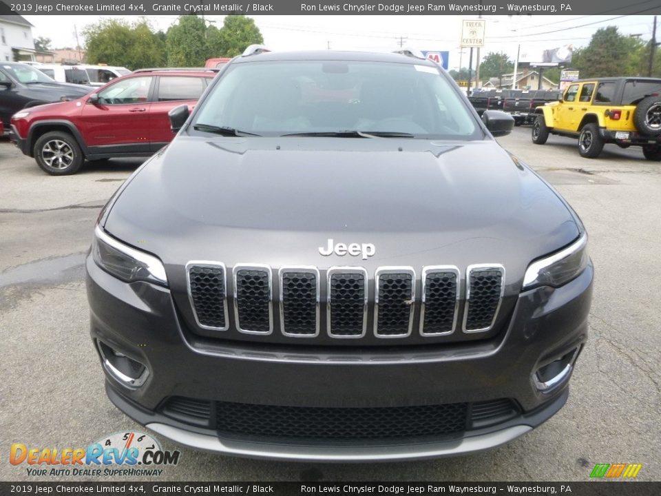2019 Jeep Cherokee Limited 4x4 Granite Crystal Metallic / Black Photo #8