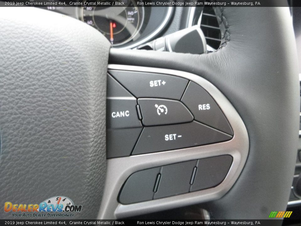 2019 Jeep Cherokee Limited 4x4 Granite Crystal Metallic / Black Photo #17