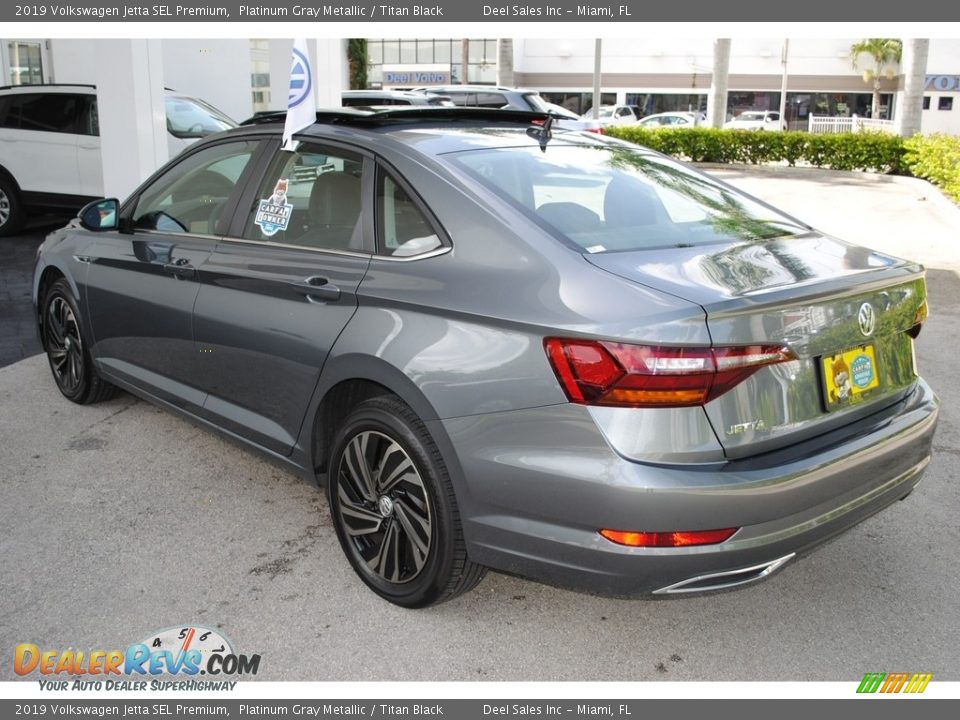 2019 Volkswagen Jetta SEL Premium Platinum Gray Metallic / Titan Black Photo #6