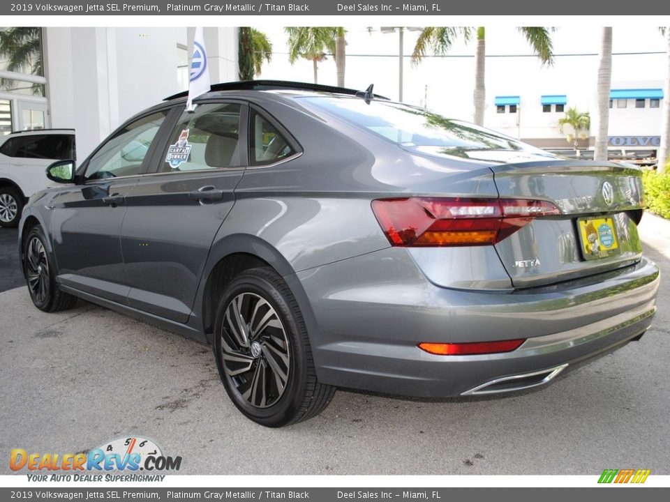 2019 Volkswagen Jetta SEL Premium Platinum Gray Metallic / Titan Black Photo #7