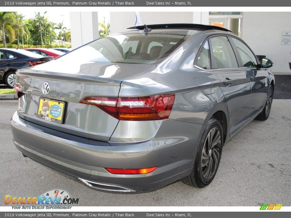 2019 Volkswagen Jetta SEL Premium Platinum Gray Metallic / Titan Black Photo #10