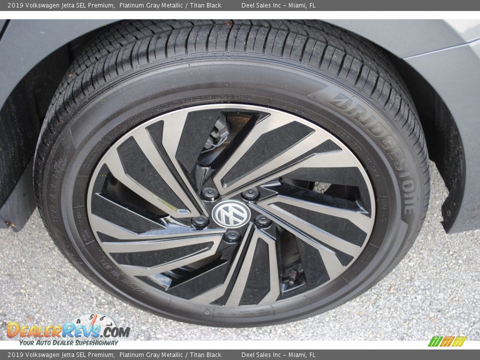 2019 Volkswagen Jetta SEL Premium Platinum Gray Metallic / Titan Black Photo #11