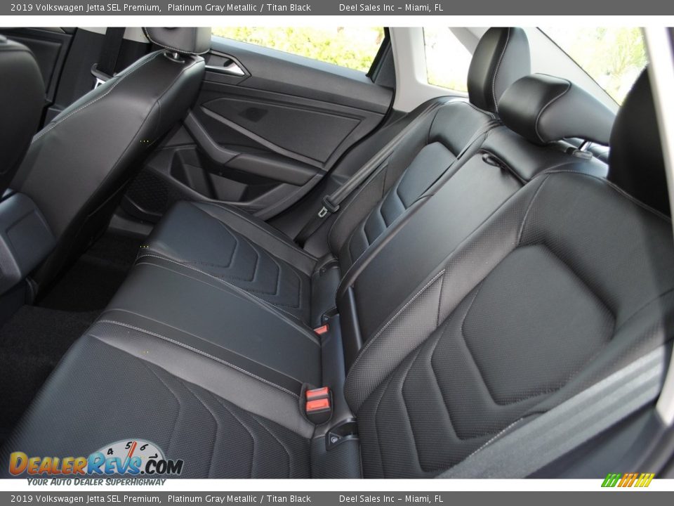 2019 Volkswagen Jetta SEL Premium Platinum Gray Metallic / Titan Black Photo #12