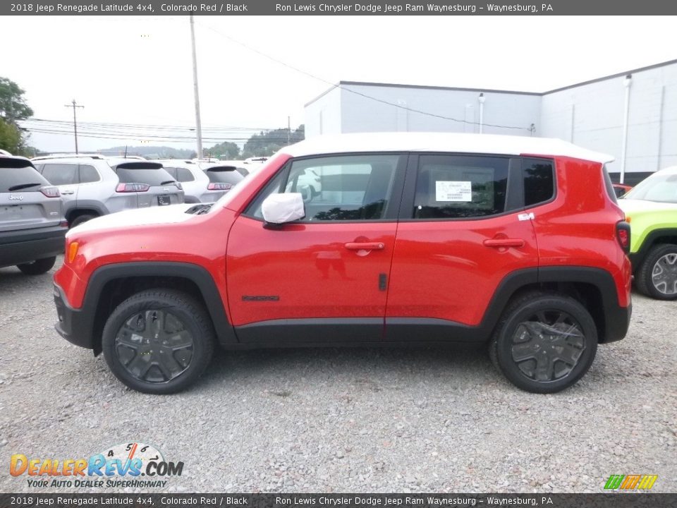 2018 Jeep Renegade Latitude 4x4 Colorado Red / Black Photo #2