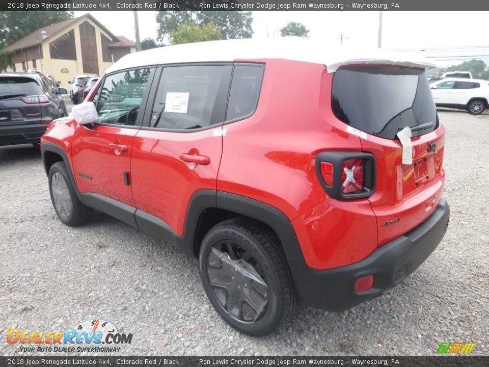 2018 Jeep Renegade Latitude 4x4 Colorado Red / Black Photo #3