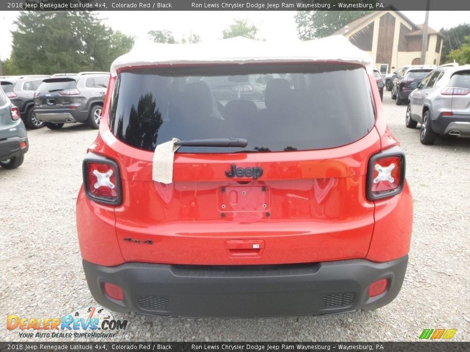 2018 Jeep Renegade Latitude 4x4 Colorado Red / Black Photo #4