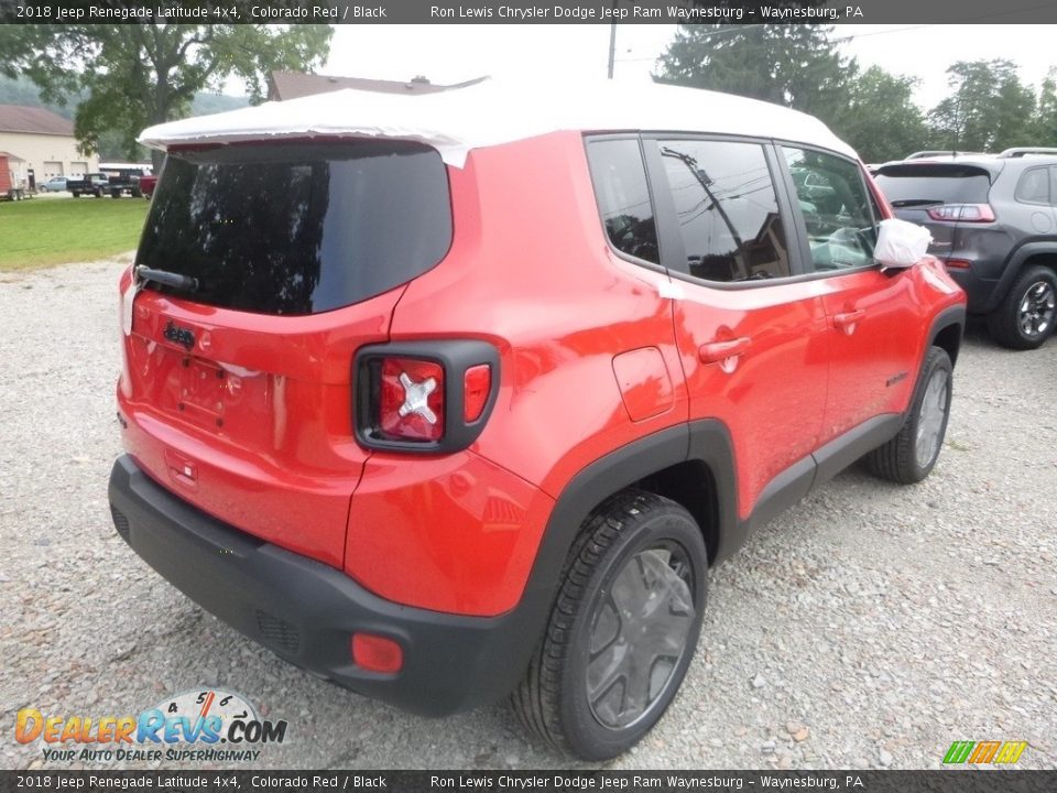 2018 Jeep Renegade Latitude 4x4 Colorado Red / Black Photo #5