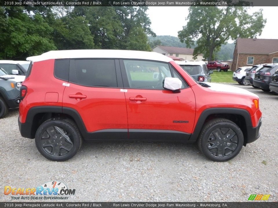 2018 Jeep Renegade Latitude 4x4 Colorado Red / Black Photo #6