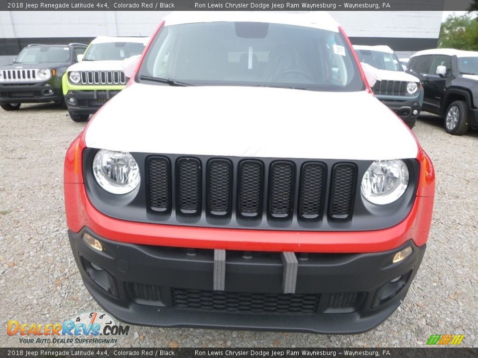 2018 Jeep Renegade Latitude 4x4 Colorado Red / Black Photo #8