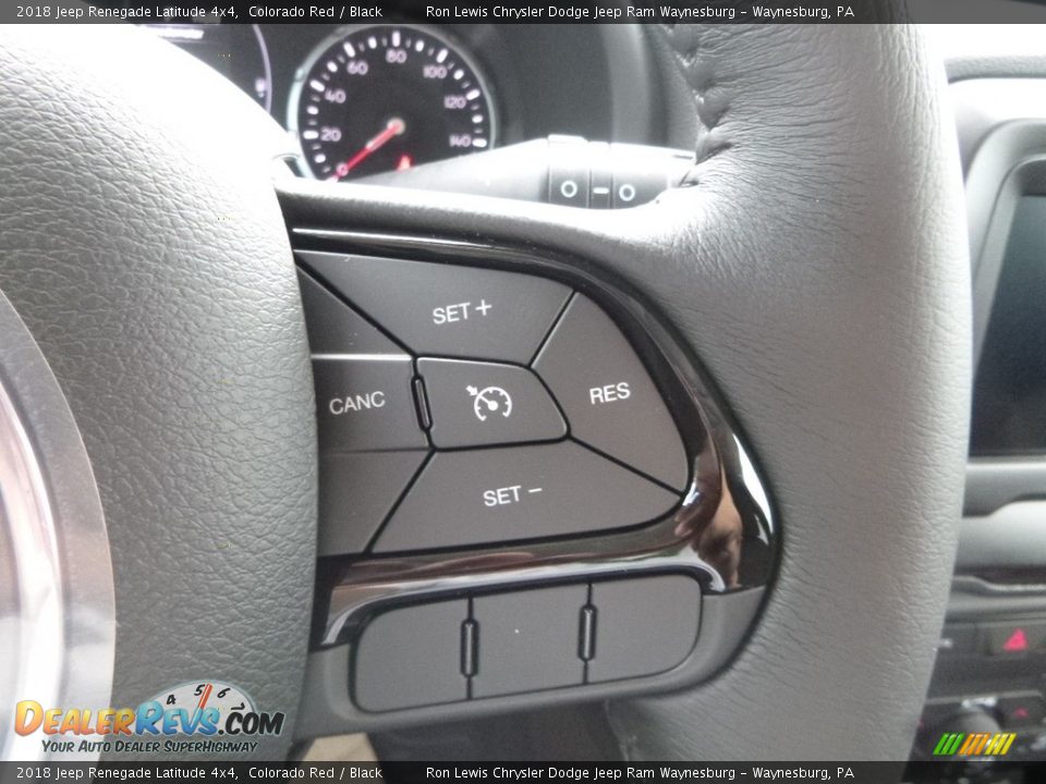 2018 Jeep Renegade Latitude 4x4 Colorado Red / Black Photo #18