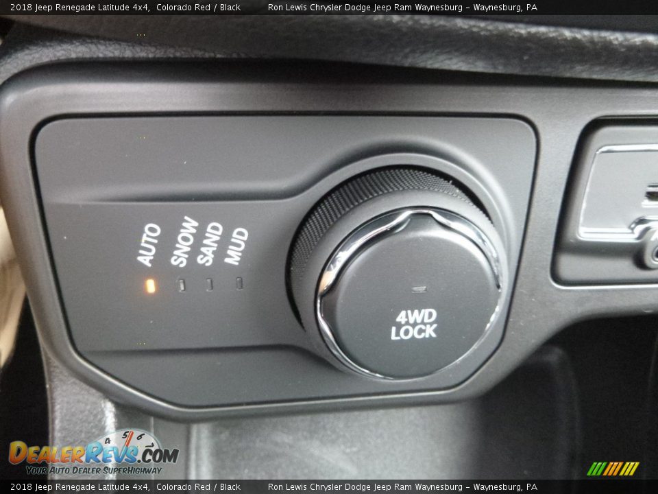 2018 Jeep Renegade Latitude 4x4 Colorado Red / Black Photo #20