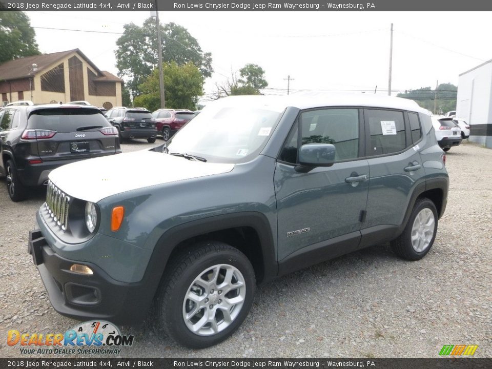 2018 Jeep Renegade Latitude 4x4 Anvil / Black Photo #1