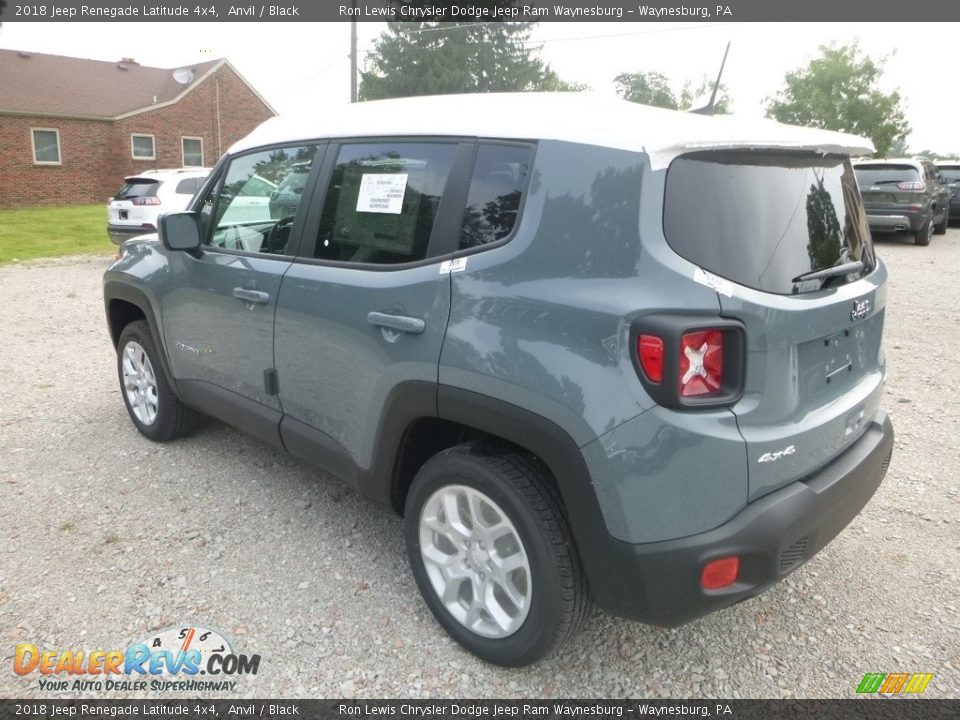 2018 Jeep Renegade Latitude 4x4 Anvil / Black Photo #3