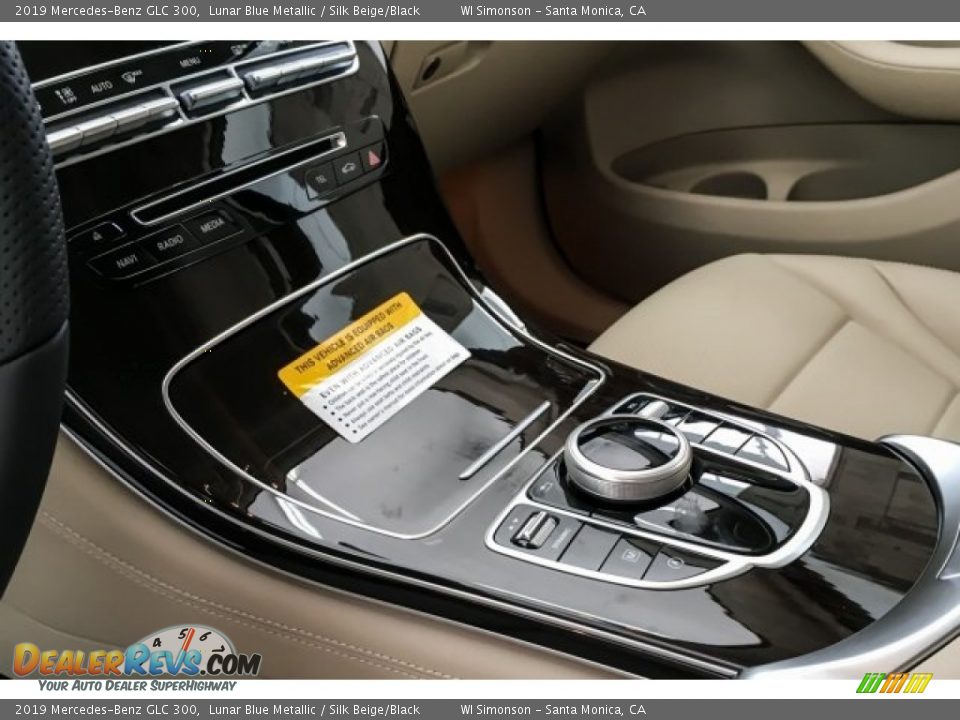 2019 Mercedes-Benz GLC 300 Lunar Blue Metallic / Silk Beige/Black Photo #7