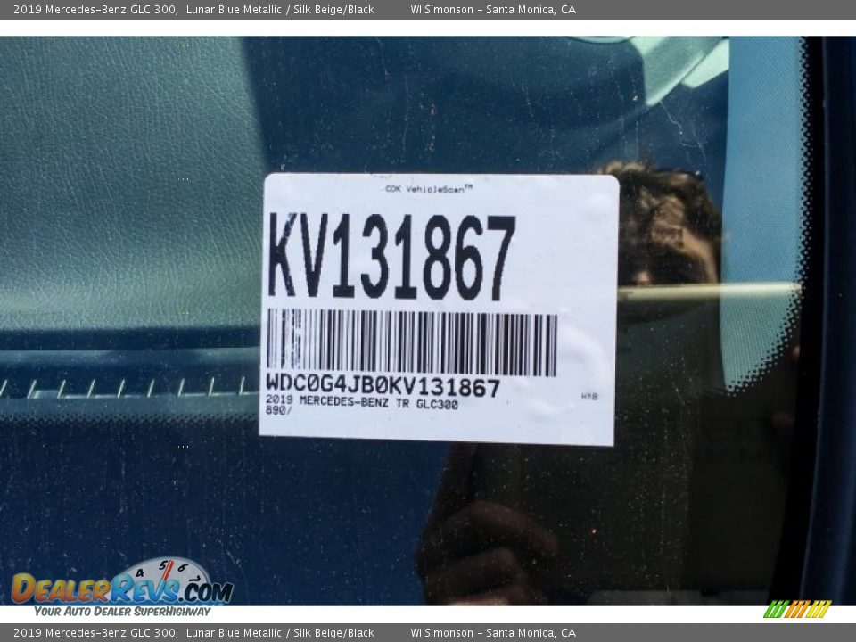 2019 Mercedes-Benz GLC 300 Lunar Blue Metallic / Silk Beige/Black Photo #11