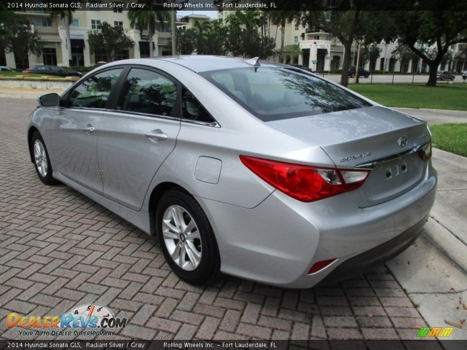 2014 Hyundai Sonata GLS Radiant Silver / Gray Photo #9