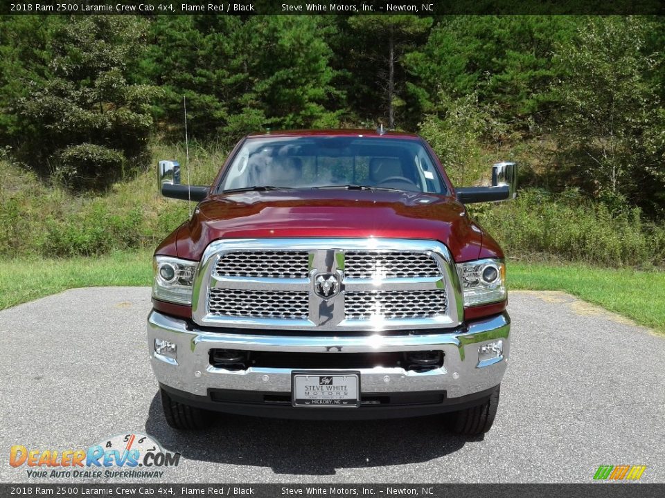 2018 Ram 2500 Laramie Crew Cab 4x4 Flame Red / Black Photo #3
