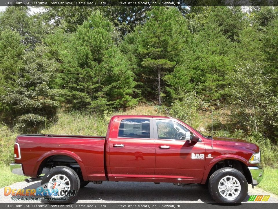 2018 Ram 2500 Laramie Crew Cab 4x4 Flame Red / Black Photo #5