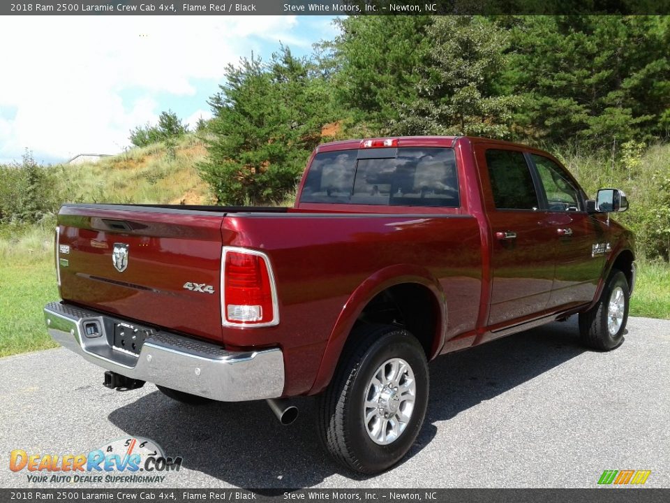 2018 Ram 2500 Laramie Crew Cab 4x4 Flame Red / Black Photo #6