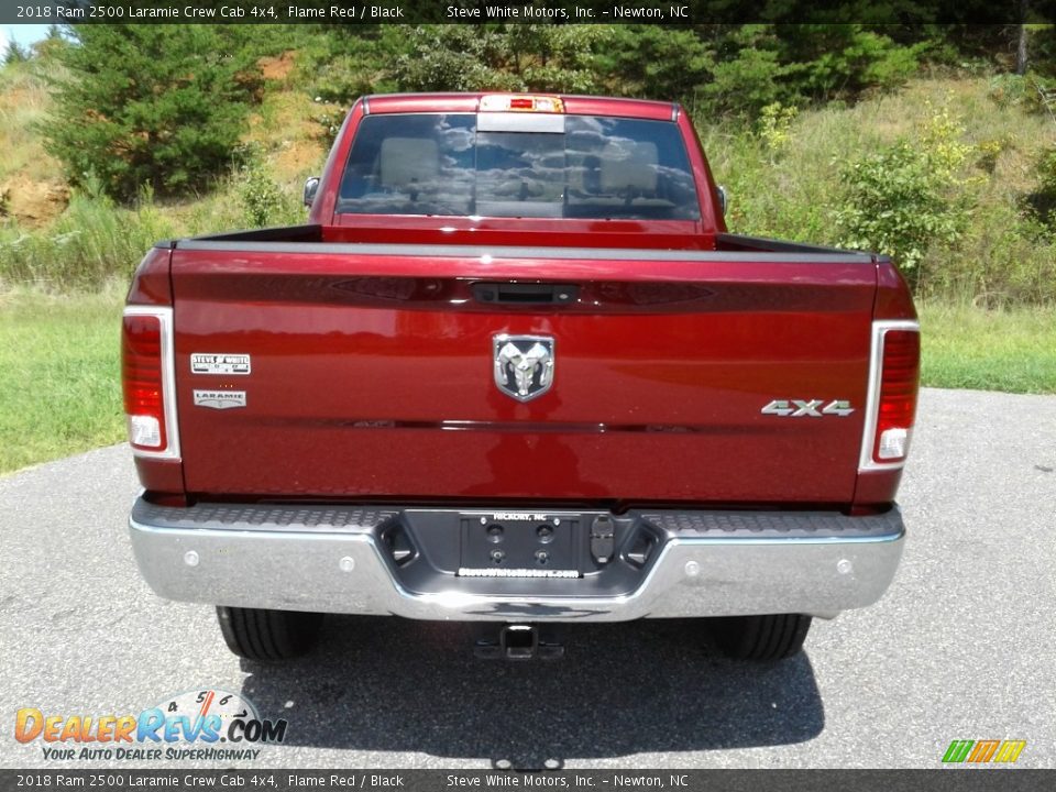 2018 Ram 2500 Laramie Crew Cab 4x4 Flame Red / Black Photo #7
