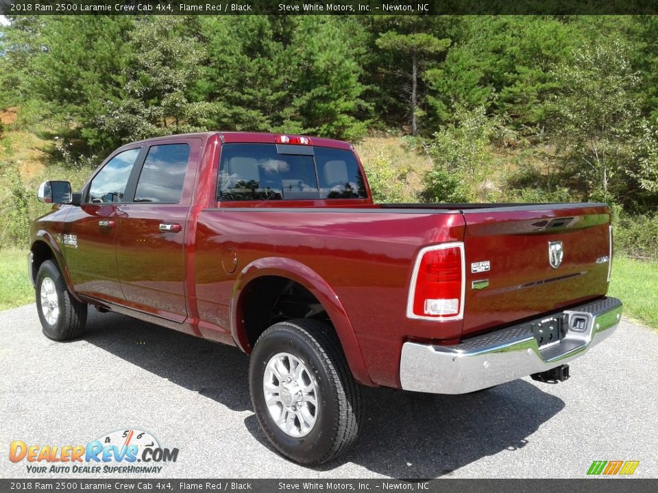 2018 Ram 2500 Laramie Crew Cab 4x4 Flame Red / Black Photo #8