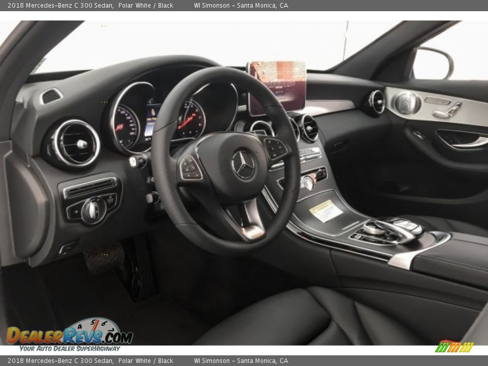 2018 Mercedes-Benz C 300 Sedan Polar White / Black Photo #4