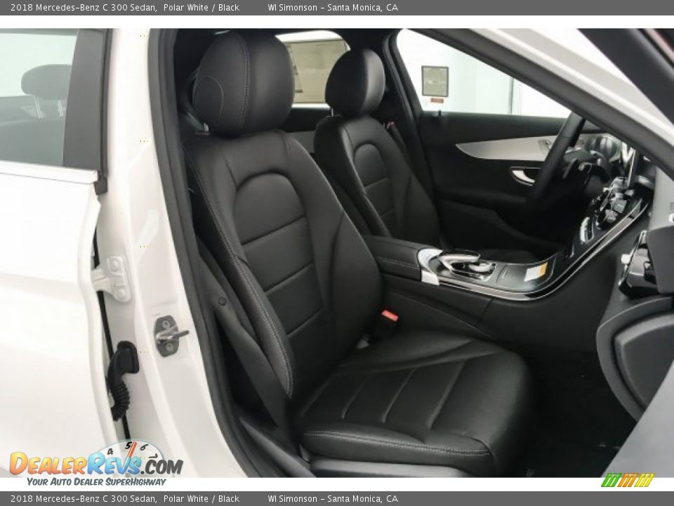 2018 Mercedes-Benz C 300 Sedan Polar White / Black Photo #5
