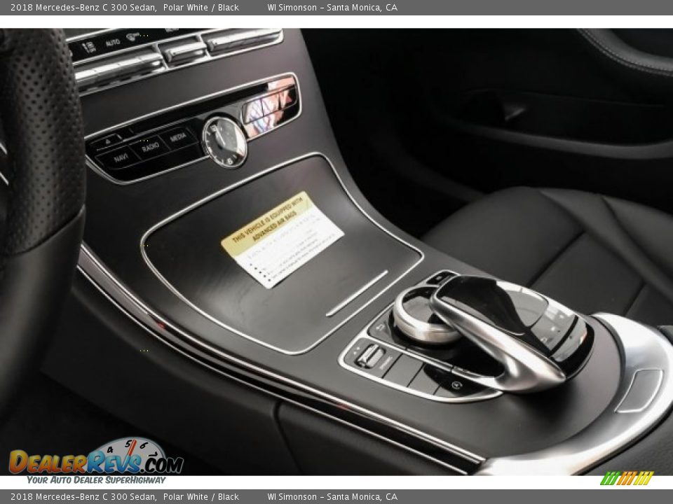 2018 Mercedes-Benz C 300 Sedan Polar White / Black Photo #7