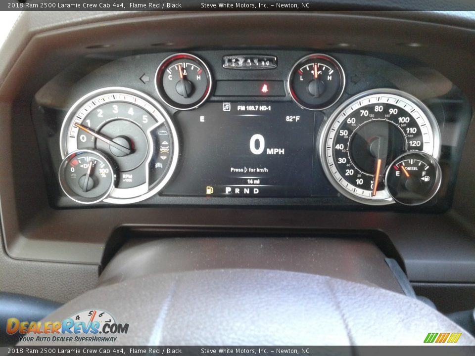 2018 Ram 2500 Laramie Crew Cab 4x4 Flame Red / Black Photo #20