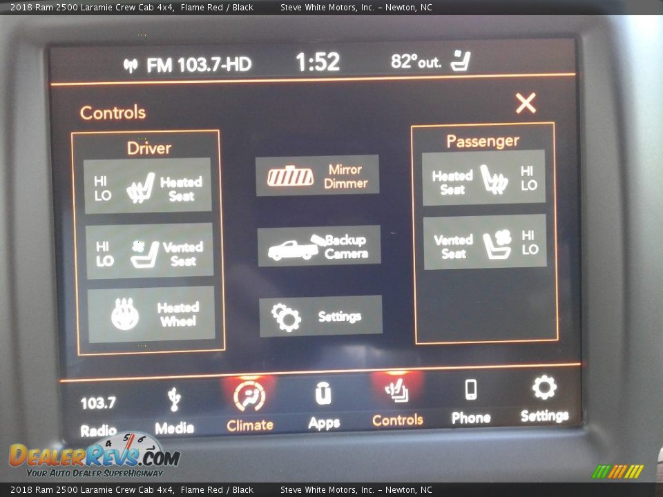 2018 Ram 2500 Laramie Crew Cab 4x4 Flame Red / Black Photo #25